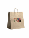 Twisted Handle Bags - Kraft L VERTICAL (32x12x41cm)