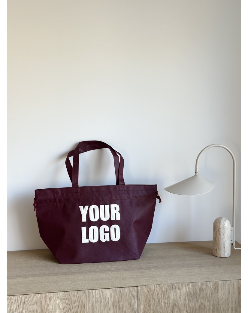 Bolso reutilizable Nice Burdeos L (58x24x35cm)