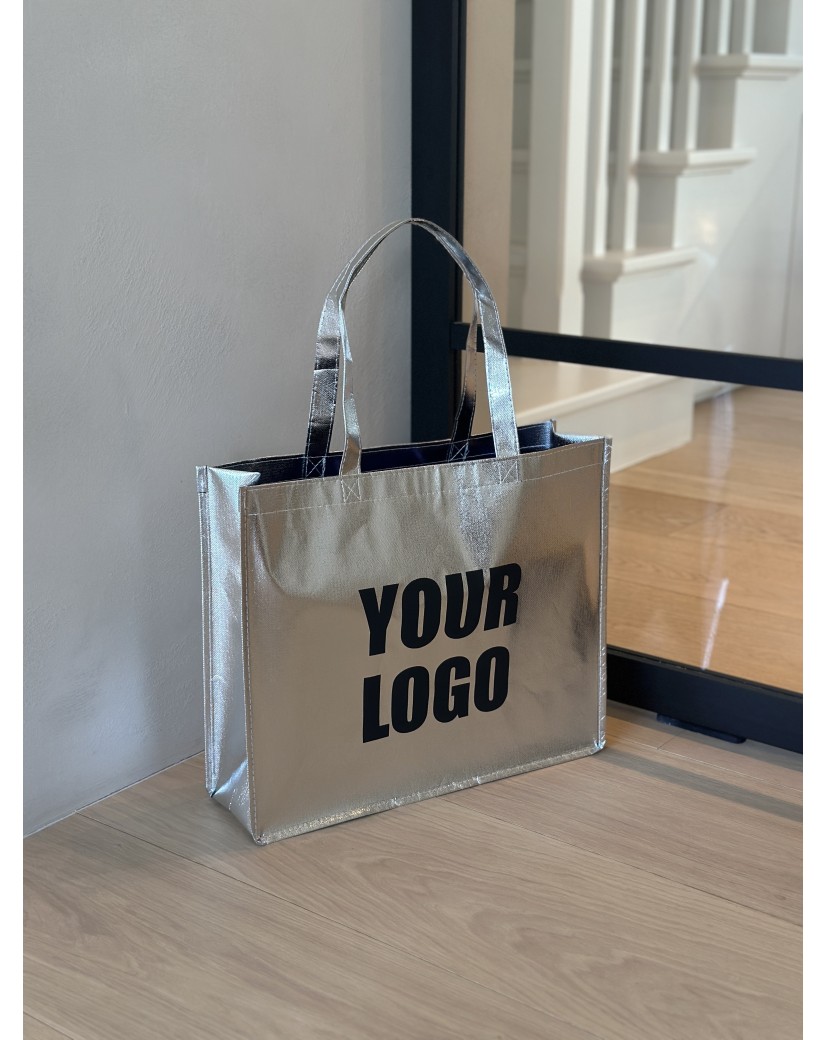 MIAMI BAG - SILVER - (42x12x35 cm)