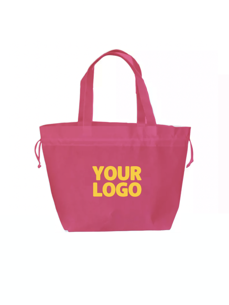 NONWOVEN DRAAGTAS "NICE" FUCHSIA - L (58x24x35cm)