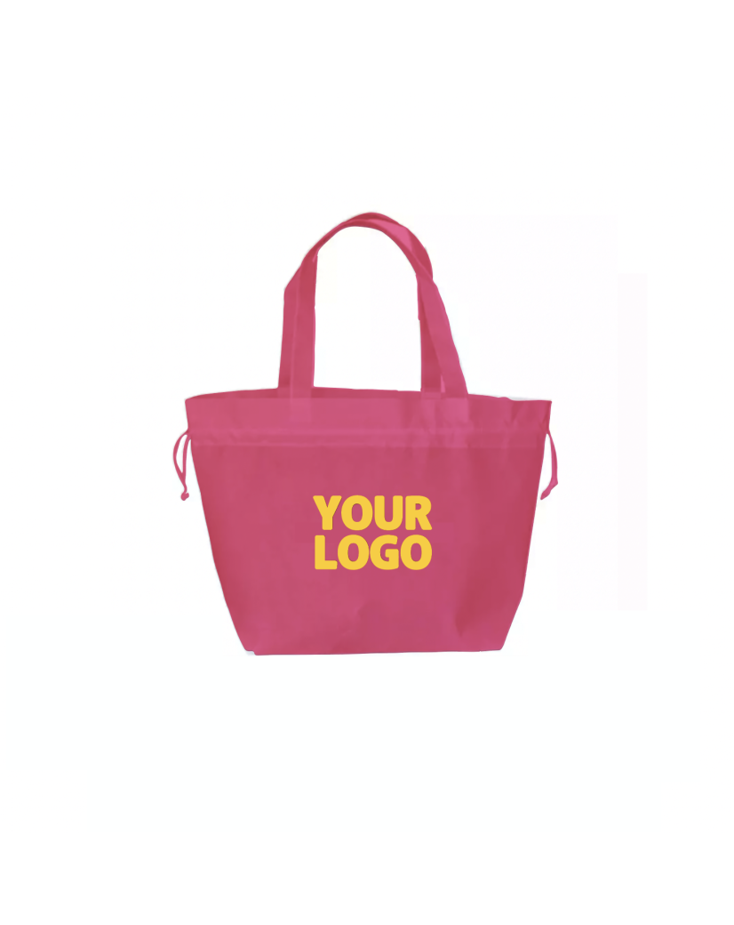 NONWOVEN DRAAGTAS "NICE" FUCHSIA - L (58x24x35cm)