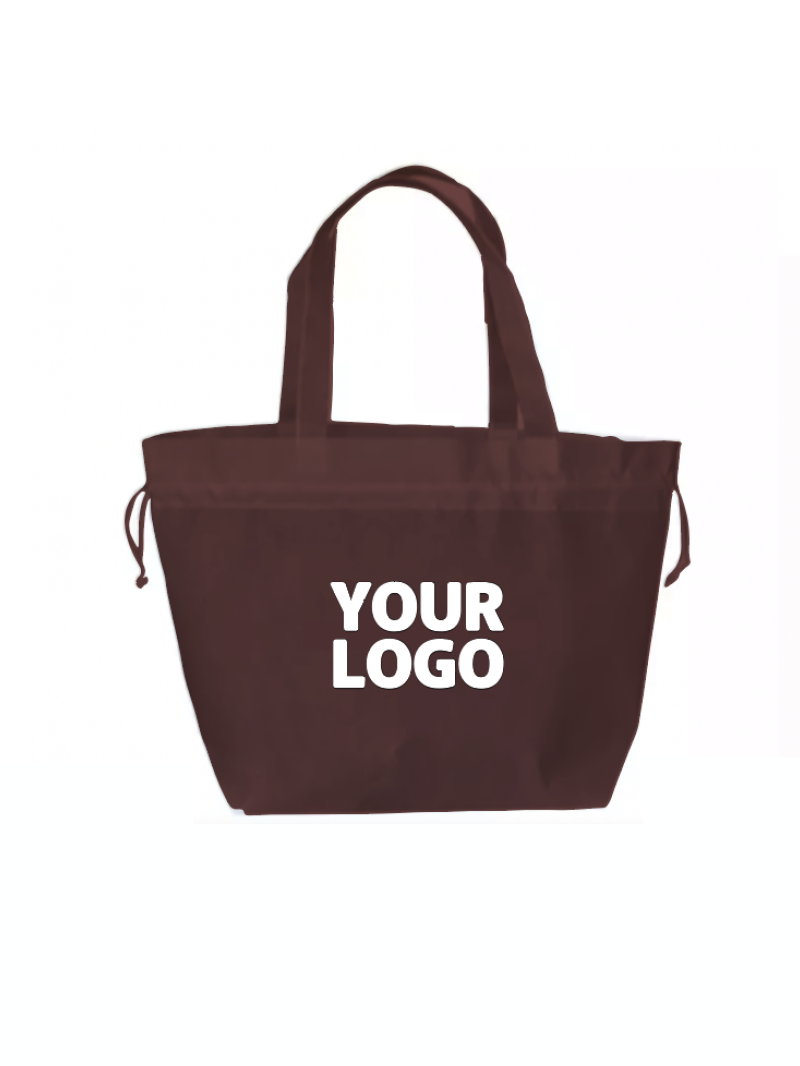 Sac Non Tissé Personnalisé Brun – Cabas Publicitaire modèle Nice L | Moonpack