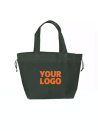 NONWOVEN DRAAGTAS "NICE" DENNEGROEN - L (58x24x35cm)