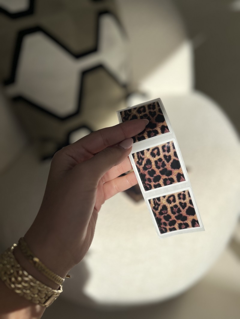 Regalo - 50 Pegatinas con Diseño de Leopardo