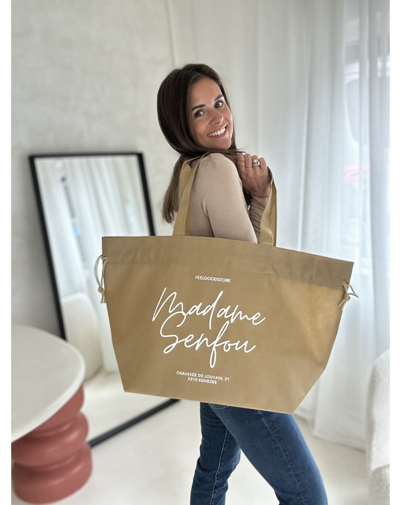SAC NICE BEIGE L (58x24x35cm)