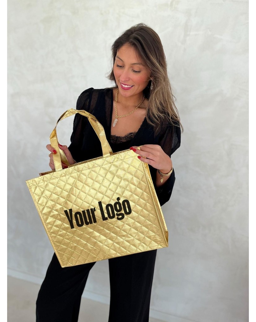 BOLSO OSLO - ORO - (41x12x35 cm)