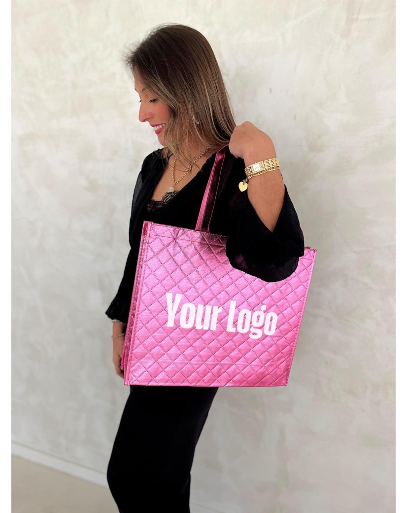 BOLSA OSLO - ROSE GOLD - (41x12x35 cm)