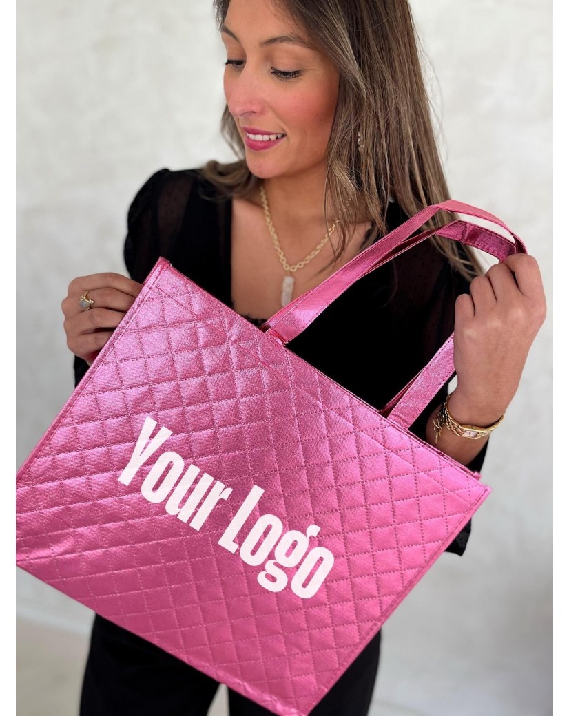 BOLSA OSLO - ROSE GOLD - (41x12x35 cm)