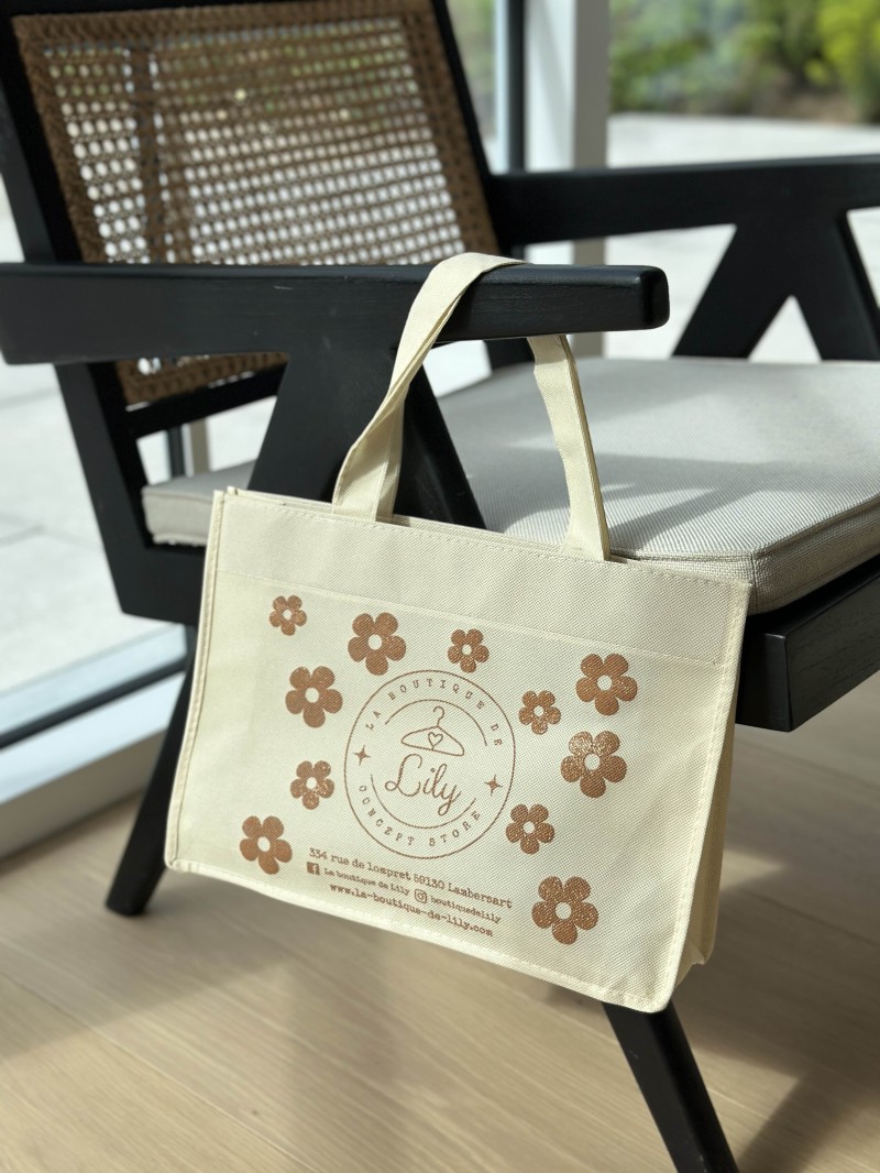 SAC LYON BEIGE - M (35x12x28cm)