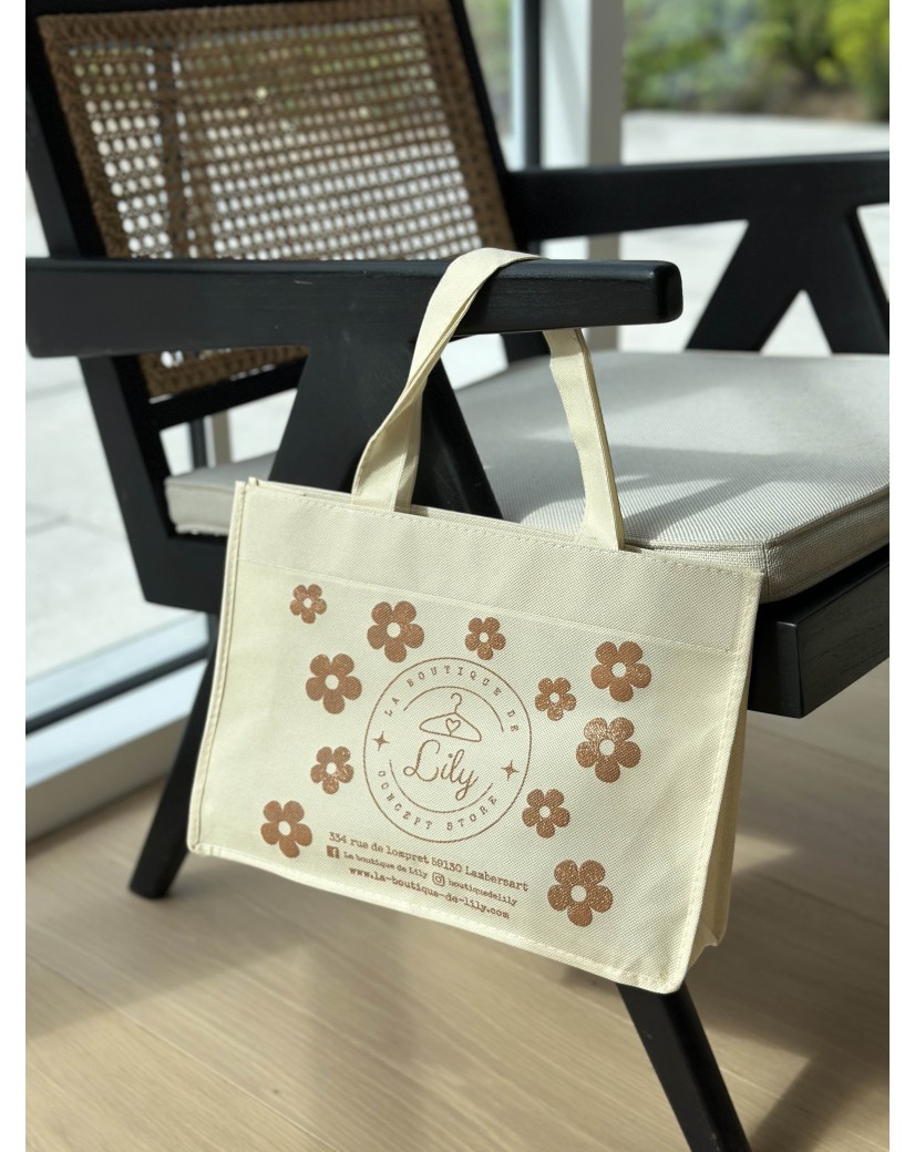 SAC LYON BEIGE - M (35x12x28cm)