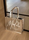 SAC MIAMI - ARGENTÉ - (42x12x35 cm)