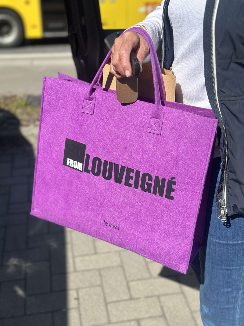GRENOBLE TASCHEN - MAUVE - L (42x12x35cm)