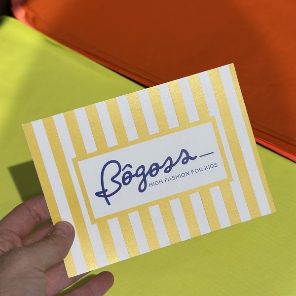 Personalized card from A to Z