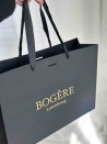 Moonpack Sac papier luxe poignées rubans - Noir M