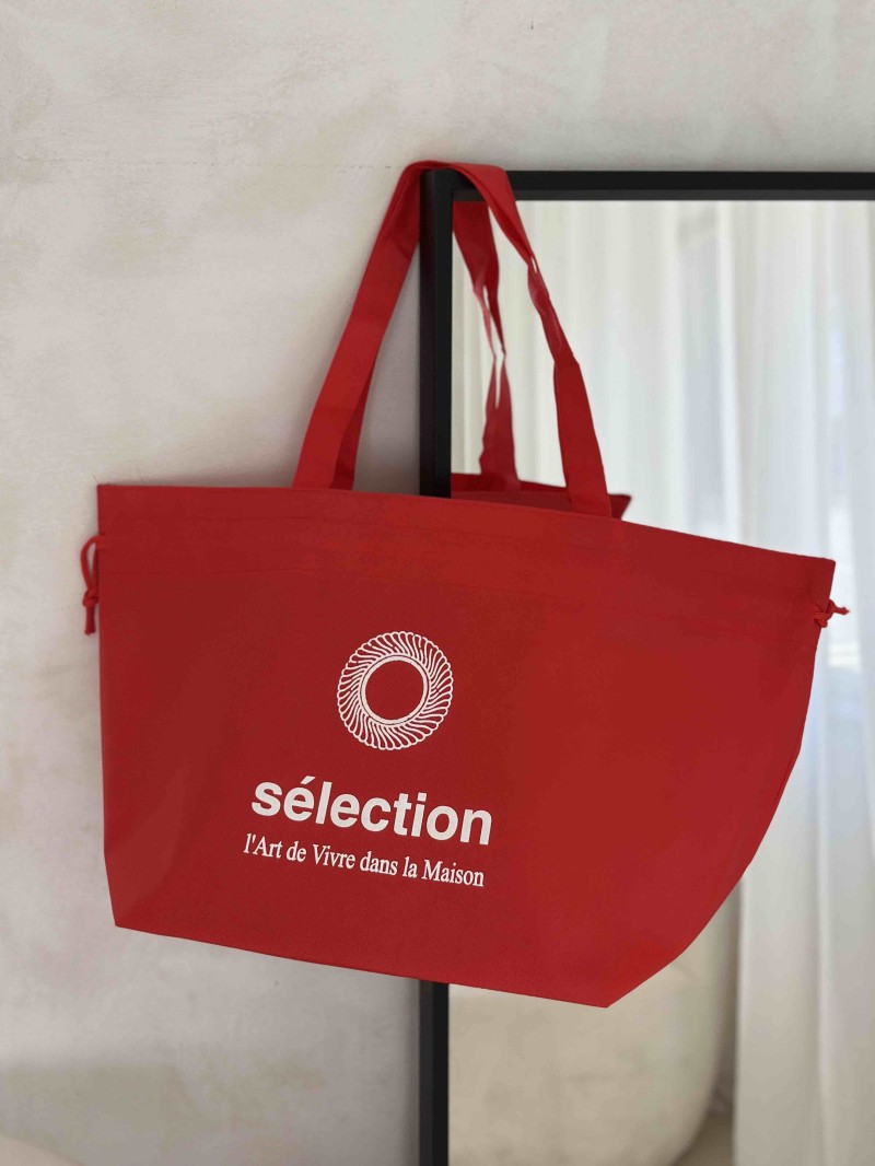 Nice Reusable Bag Red L (58x24x35cm)