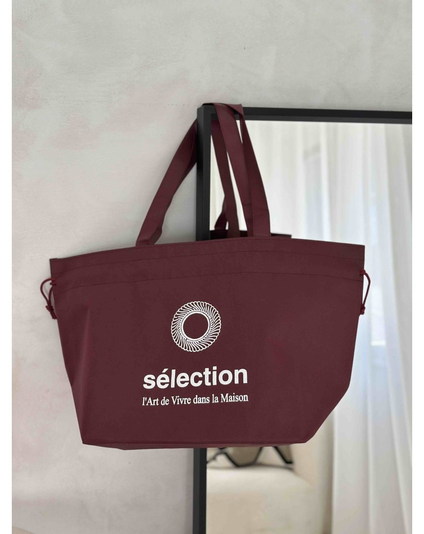 Bolso reutilizable Nice Burdeos L (58x24x35cm)