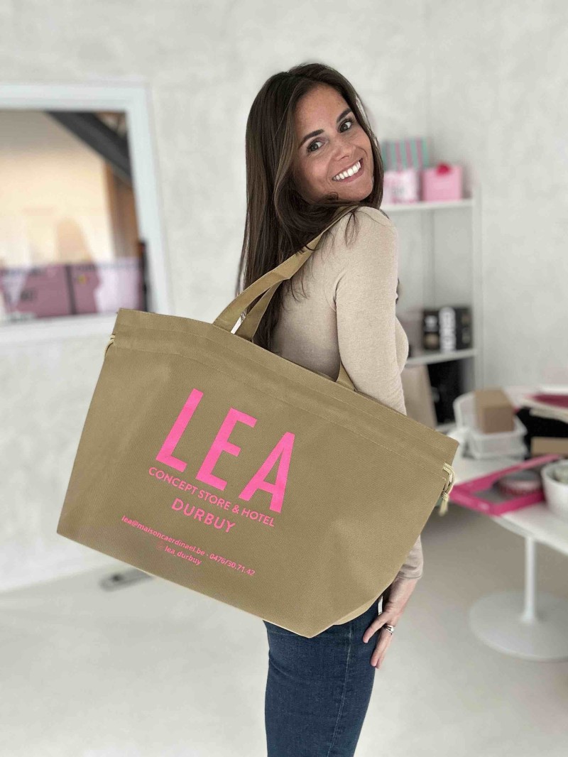 Nice Tragetasche Beige L (58x24x35cm)