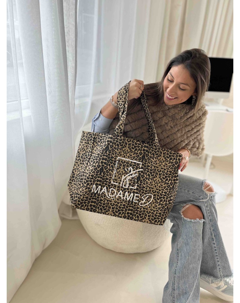 NANCY TASCHEN - DUNKLER LEOPARD 🖤 (43x15x36 cm)