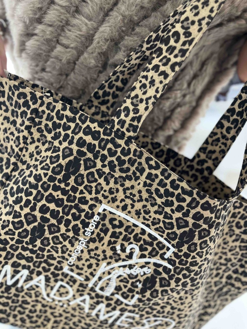 NANCY TASCHEN - DUNKLER LEOPARD 🖤 (43x15x36 cm)