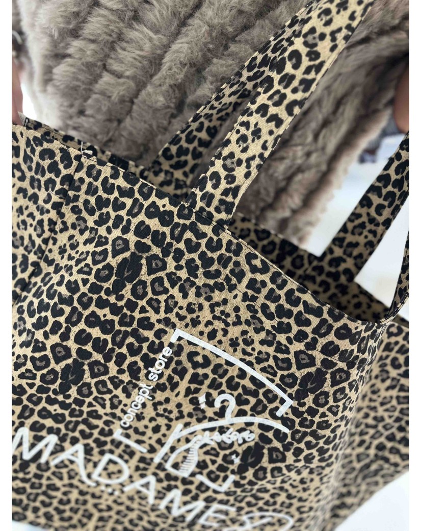 NANCY TASCHEN - DUNKLER LEOPARD 🖤 (43x15x36 cm)