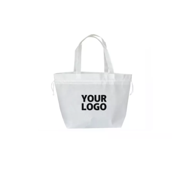 Sac Non Tissé Personnalisé Blanc – Cabas Publicitaire Nice M | Moonpack