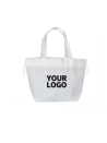 Sac Non Tissé Personnalisé Blanc – Cabas Publicitaire Nice M | Moonpack