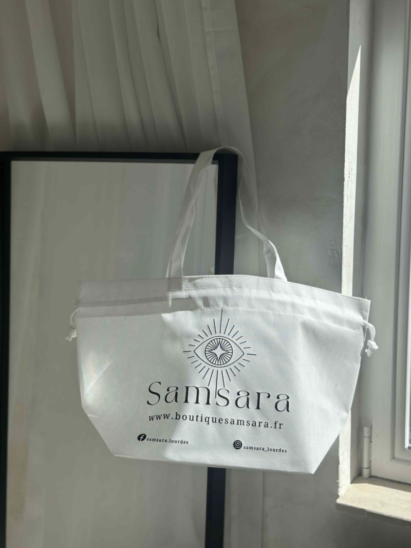 BAG NICE WHITE L (58x24x35cm)