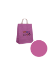 Tas met gedraaid handvat - Roze S