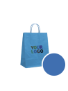 SAC PAPIER BLEU M (22x10x31cm)