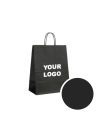 SAC PAPIER NOIR M (22x10x31cm)