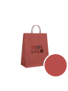 Paper Bag Red M (22x10x31cm)