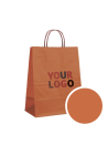 Paper Bag Orange L (32x12x41cm)