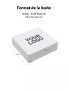 Boîte d'expédition personnalisable 23x22x6,5cm - Moonpack