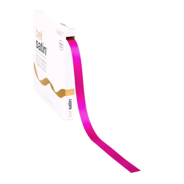 Satinband – Magenta 15mm – 100m