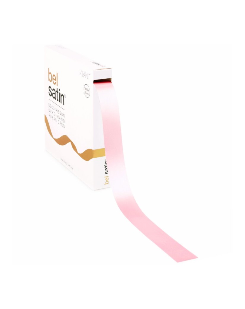 Satinband – Rosa 25mm – 100m