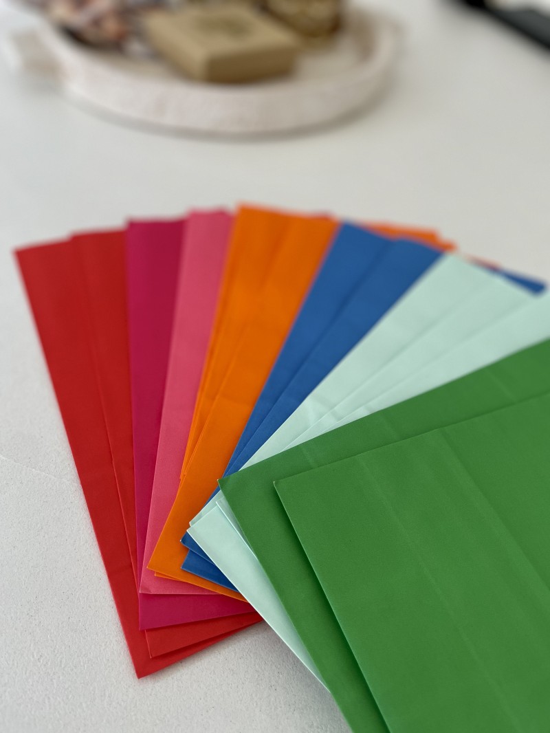 Geschenk – 25 bunte Beutel