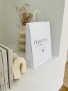 Sac Kraft Blanc M Torsadé – Votre Logo s’y Sentira Bien !