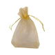 Black organza pouch