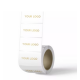 Personalised rectangle self-adhesive label
